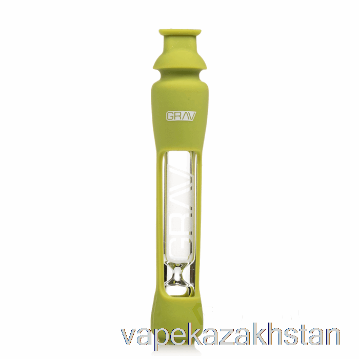 Vape Disposable GRAV 12mm Taster with Silicone Skin Avocado Green